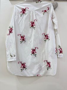 Embroidered White Shirt