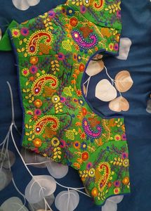 Vibrant Embroidered Ethnic Blouse