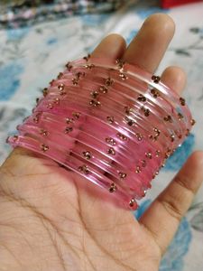 Set of 5 Glass Bangles