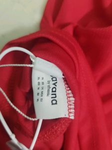 Red Layered Long Sleeve T-Shirt