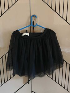 Girls' Black Tulle Skirt
