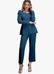SIRIL Blue Co-ord Set Formal