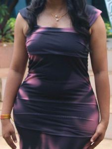 Elegant Satin Bodycon Dress
