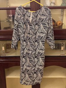 Zebra-striped Dress