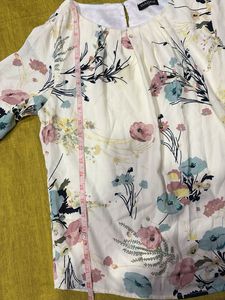 Floral Print Long Sleeve Blouse