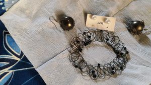 Choker Necklace and Earrings Set