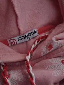 Pink Floral Hoodie