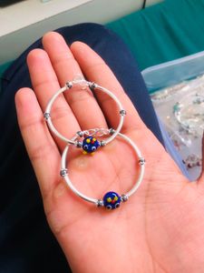 Pure Silver Kids Kada (wt:-9.100g)