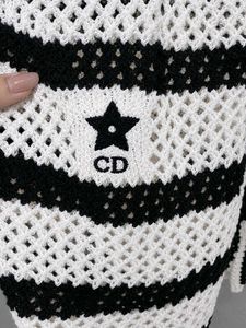 Christian Dior Striped Knit Cardigan