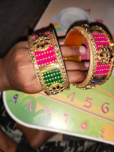 Colorful Beaded Bangles