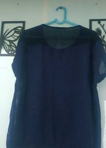 Beautiful navy blue top