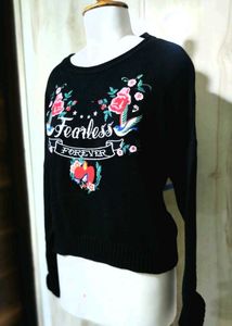 Fearless Forever Floral Sweater Size-46-48