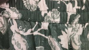 Green Floral Print Co Ord Set