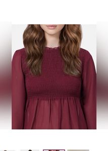 JDY BY ONLYSmocked Peplum Top