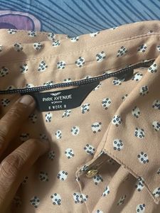 Park avenue Patterned Casual Shirt
