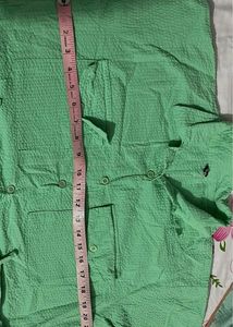 women’s Light Green Shirt Dress