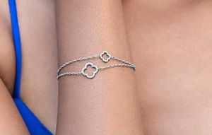 Elegant Lady luck Bracelet 925 silver