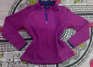 💜 Purple Quarter-Zip Sports Sweater!