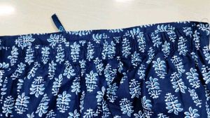 New Navy Blue Printed Co-ord Set