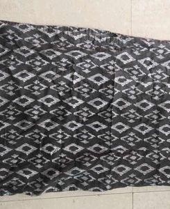 Stylish Grey Diamond Print Kurta