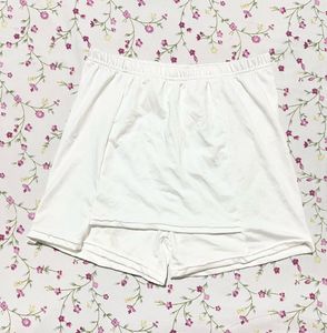 White Tennis Skirt With Shorts