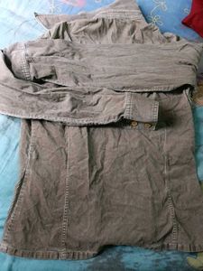velvet brown shirt