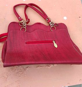 Chic Red Handbag