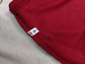 Red Square Neck Tank Top