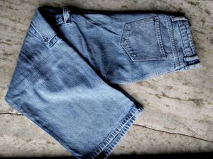 Light Wash Cargo Jeans