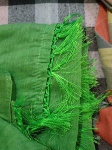 Green Embroidered Saree
