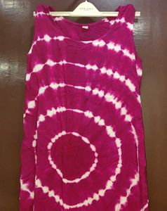 Tie and Dye Sleeveless Kurti (M/L size)