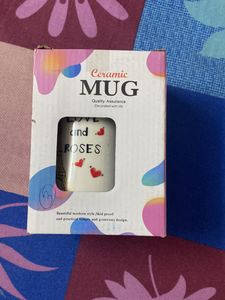 Ceramic Pairs Print Coffee Mug With Mirror