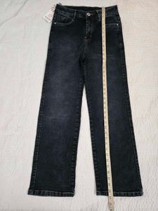 Dark Wash Wide Leg Denim Jeans waist 28/30