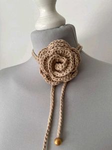 Handmade Rose Choker Necklace