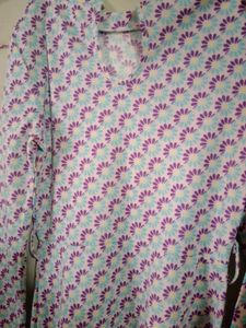 Floral Print Kurta