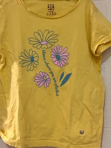 Yellow Floral T-Shirt