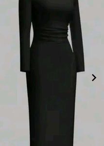 NEW Elegant Black Long Sleeve bodycon Dress