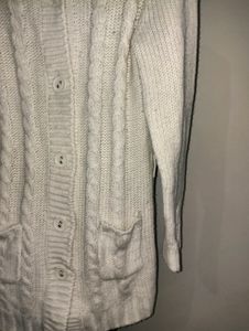 Cozy Cream Cable Knit Cardigan