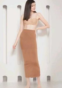 Clovia Saree Shapewear with Side Slit in Nude