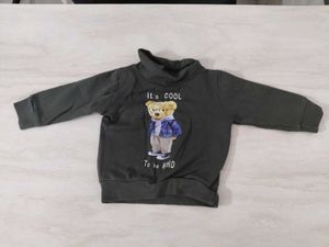 Cute Bear Print Sweatshirt