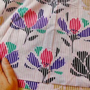 premium cotton unstitched suit, dress material