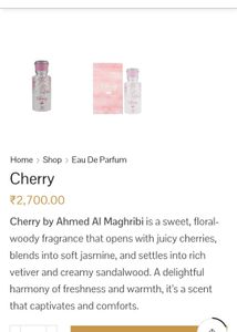 Ahmed Al Maghribi Cherry Perfume