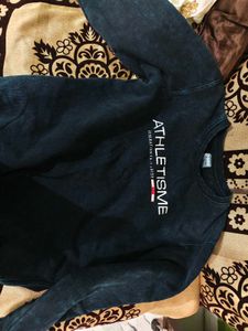 Denim Athlete Sweatshirt