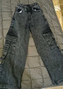Cool Cargo Jeans, black jeans for kid