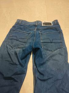 Vintage Wide Leg Blue Jeans