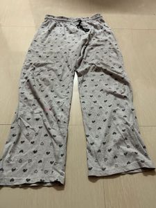 Cute Heart Print Pajama Pants