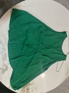 Zara Stylish Green Sleeveless Top