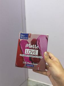 Blue Heaven Matte Love Mini Lipsticks Pack of 10