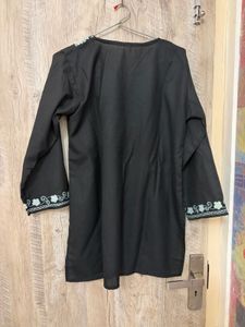 Black Embroidered Kashmiri Co ord set