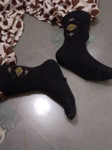 Cozy Black Socks